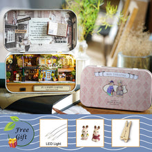 Load image into Gallery viewer, Swars Box Theatre Dollhouse Furniture Miniature Toy DIY miniature Doll house Furnitures LED Light Toys for Children Birthday Gift