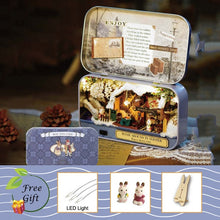 Load image into Gallery viewer, Swars Box Theatre Dollhouse Furniture Miniature Toy DIY miniature Doll house Furnitures LED Light Toys for Children Birthday Gift