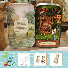 Load image into Gallery viewer, Swars Box Theatre Dollhouse Furniture Miniature Toy DIY miniature Doll house Furnitures LED Light Toys for Children Birthday Gift