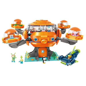 Swars Octonauts Building Block Octopod Gup Submarine Boat Oct-Pod with GUP-C GUP-E GUP-D GUP-K GUP-I Brick set for Children Gift