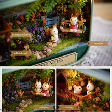 Load image into Gallery viewer, Swars Box Theatre Dollhouse Furniture Miniature Toy DIY miniature Doll house Furnitures LED Light Toys for Children Birthday Gift
