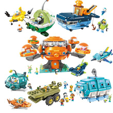 Load image into Gallery viewer, Swars Octonauts Building Block Octopod Gup Submarine Boat Oct-Pod with GUP-C GUP-E GUP-D GUP-K GUP-I Brick set for Children Gift
