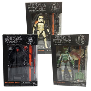 Swars 6inch 17cm Star Wars Figure The Black Series 06  03 Sandtrooper 02 Darth Maul Action Figures Toys