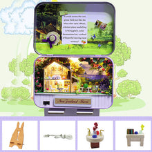 Load image into Gallery viewer, Swars Box Theatre Dollhouse Furniture Miniature Toy DIY miniature Doll house Furnitures LED Light Toys for Children Birthday Gift
