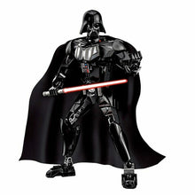 Load image into Gallery viewer, Swars Buildable Action Figure Star Wars Darth Vader Kylo Ren Chewbacca Boba Jango Fett
